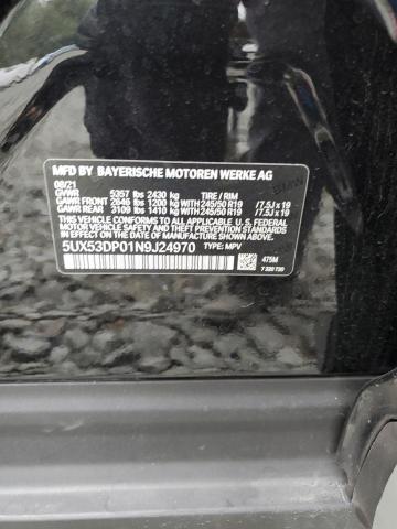 5UX53DP01N9J24970 - 2022 BMW X3 XDRIVE30I BLACK photo 13