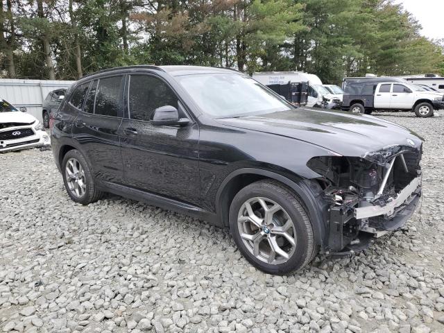 5UX53DP01N9J24970 - 2022 BMW X3 XDRIVE30I BLACK photo 4