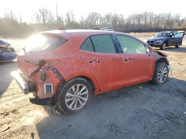 JTND4MBE5P3201774 - 2023 TOYOTA COROLLA SE ORANGE photo 3