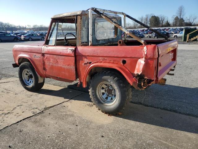 U15FLA98006 - 1967 FORD BRONCO RED photo 2