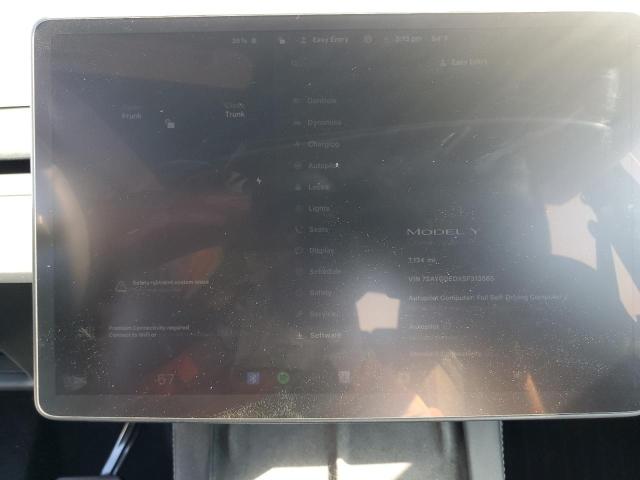 7SAYGDEDXSF313565 - 2025 TESLA MODEL Y GRAY photo 9