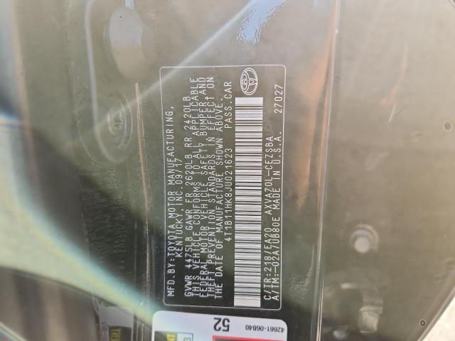 4T1B11HK8JU021623 - 2018 TOYOTA CAMRY L BLACK photo 13