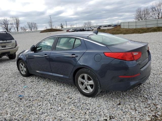 5XXGM4A79FG368335 - 2015 KIA OPTIMA LX BLUE photo 2