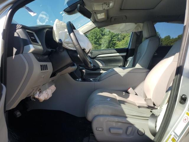 5TDJZRFH0JS497562 - 2018 TOYOTA HIGHLANDER SE ნაცრისფერი ფოტო 7