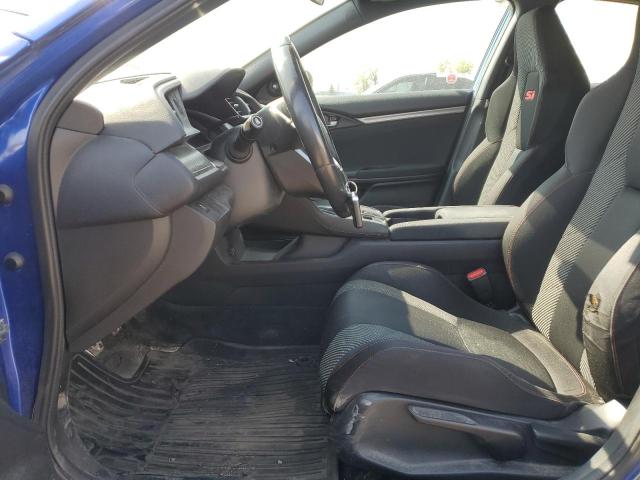 2HGFC1E53JH200333 - 2018 HONDA CIVIC SI 蓝色 照片 7