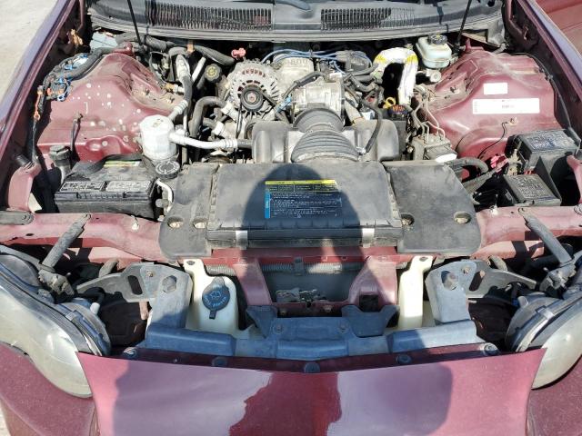 2G1FP32K822109595 - 2002 CHEVROLET CAMARO MAROON photo 11