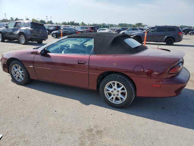 2G1FP32K822109595 - 2002 CHEVROLET CAMARO MAROON photo 2