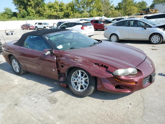 2G1FP32K822109595 - 2002 CHEVROLET CAMARO MAROON photo 4