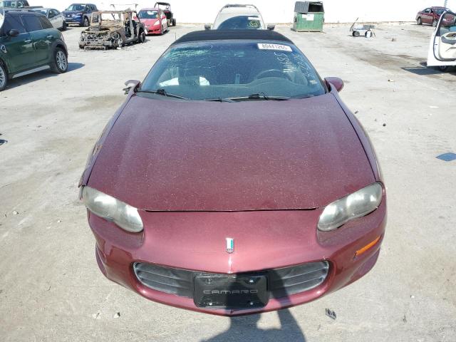 2G1FP32K822109595 - 2002 CHEVROLET CAMARO MAROON photo 5