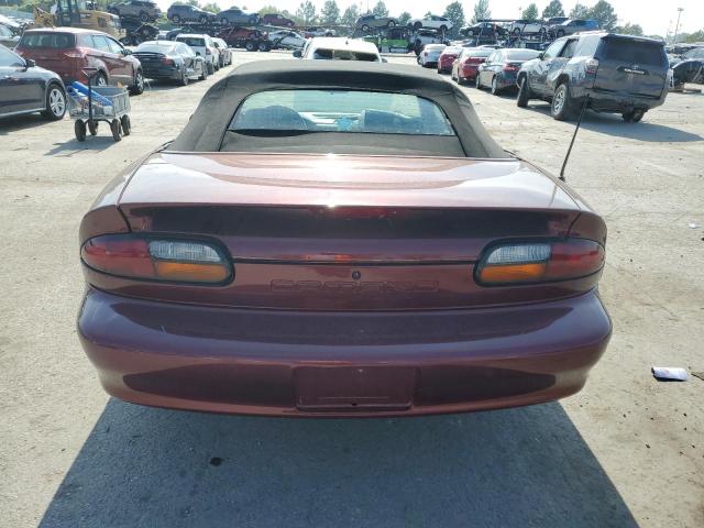 2G1FP32K822109595 - 2002 CHEVROLET CAMARO MAROON photo 6
