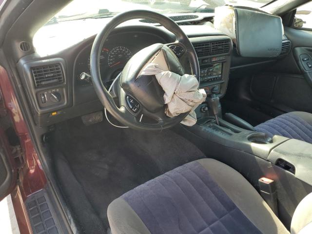 2G1FP32K822109595 - 2002 CHEVROLET CAMARO MAROON photo 8