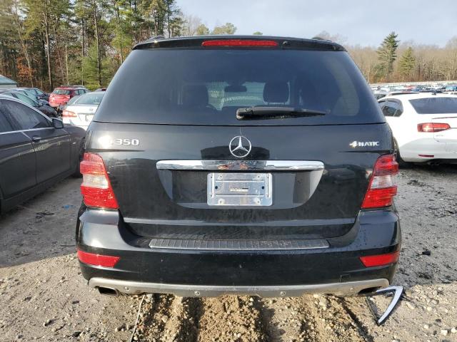 4JGBB8GBXBA630660 - 2011 MERCEDES-BENZ ML 350 4MATIC BLACK photo 6