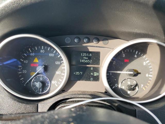 4JGBB8GBXBA630660 - 2011 MERCEDES-BENZ ML 350 4MATIC BLACK photo 9