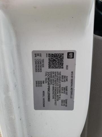 1GCWGAFP6N1206960 - 2022 CHEVROLET EXPRESS G2500 白色 照片 13
