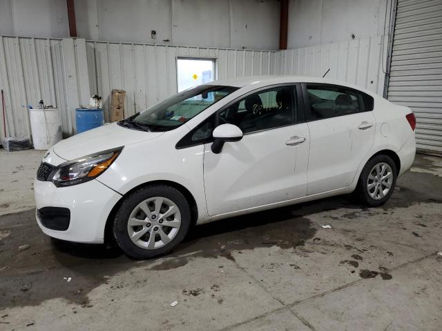 KNADM4A31F6434162 - 2015 KIA RIO LX WHITE photo 1