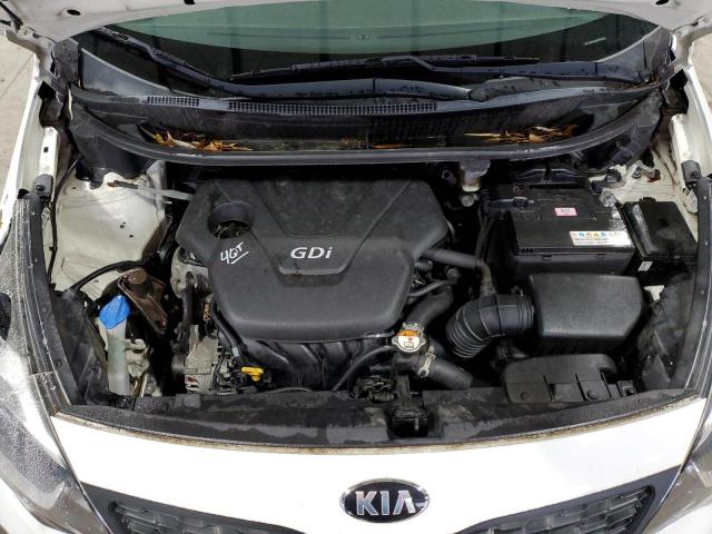 KNADM4A31F6434162 - 2015 KIA RIO LX WHITE photo 11