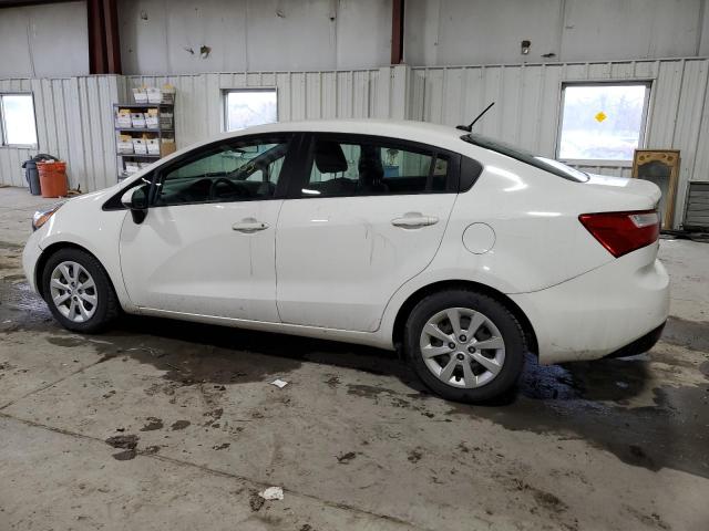 KNADM4A31F6434162 - 2015 KIA RIO LX WHITE photo 2