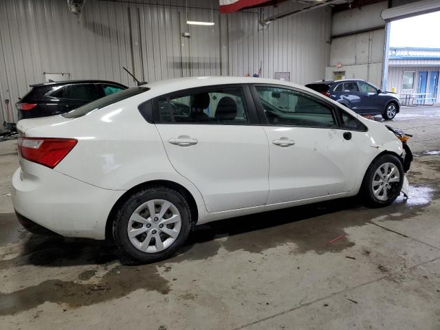 KNADM4A31F6434162 - 2015 KIA RIO LX WHITE photo 3