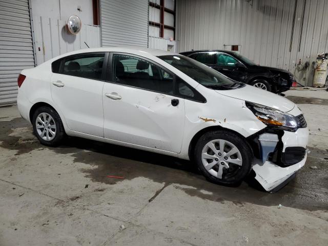 KNADM4A31F6434162 - 2015 KIA RIO LX WHITE photo 4