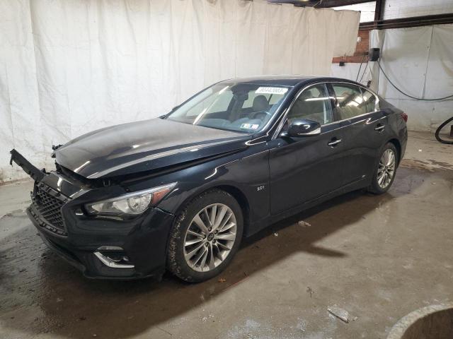 JN1EV7AR2KM554717 - 2019 INFINITI Q50 LUXE BLACK photo 1