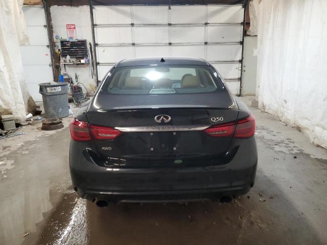 JN1EV7AR2KM554717 - 2019 INFINITI Q50 LUXE BLACK photo 6