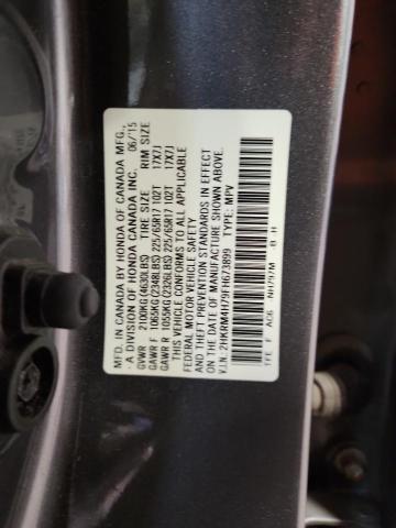 2HKRM4H79FH673899 - 2015 HONDA CR-V EXL Сұр фото 14