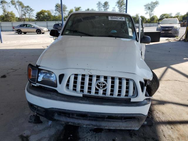 5TENL42NX2Z015136 - 2002 TOYOTA TACOMA WHITE photo 5