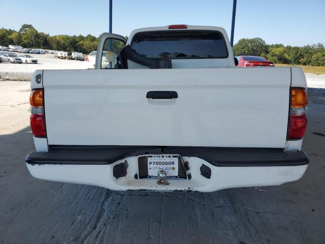 5TENL42NX2Z015136 - 2002 TOYOTA TACOMA WHITE photo 6