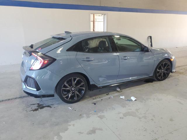 SHHFK7H97JU220527 - 2018 HONDA CIVIC SPORT TOURING GRAY photo 3