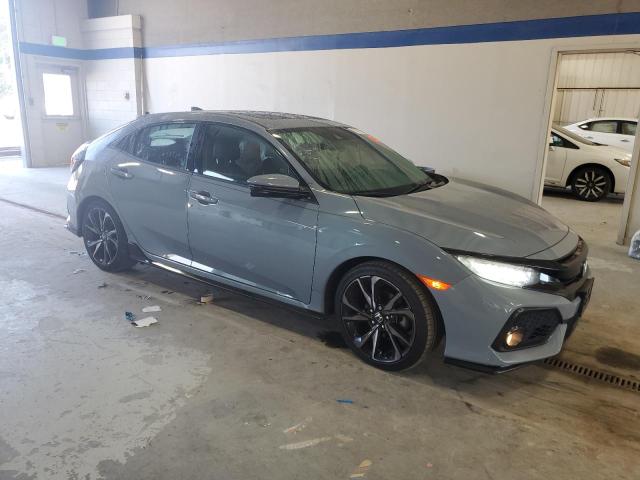 SHHFK7H97JU220527 - 2018 HONDA CIVIC SPORT TOURING GRAY photo 4