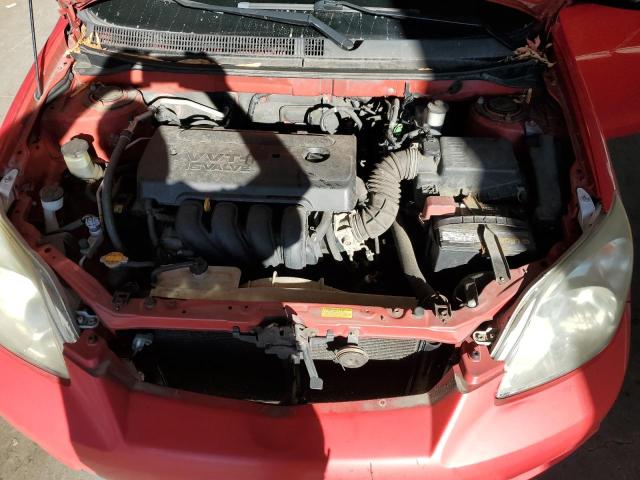 2T1KR32E95C422547 - 2005 TOYOTA COROLLA MA XR RED photo 11