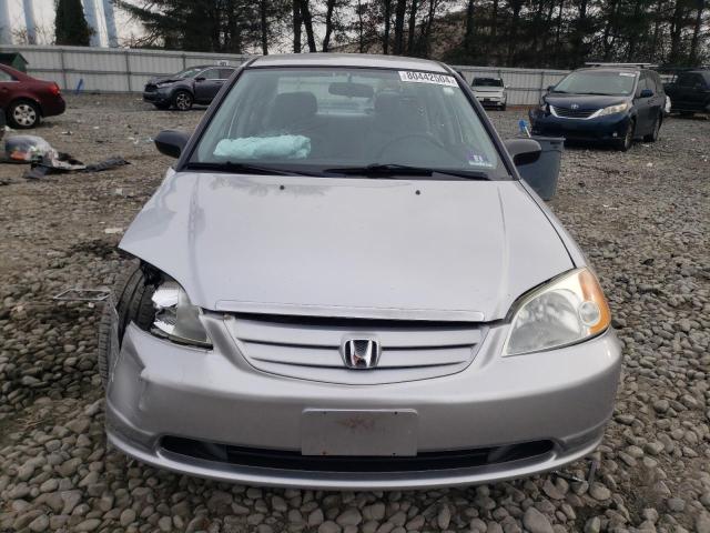 1HGES16563L018127 - 2003 HONDA CIVIC LX SILVER photo 5