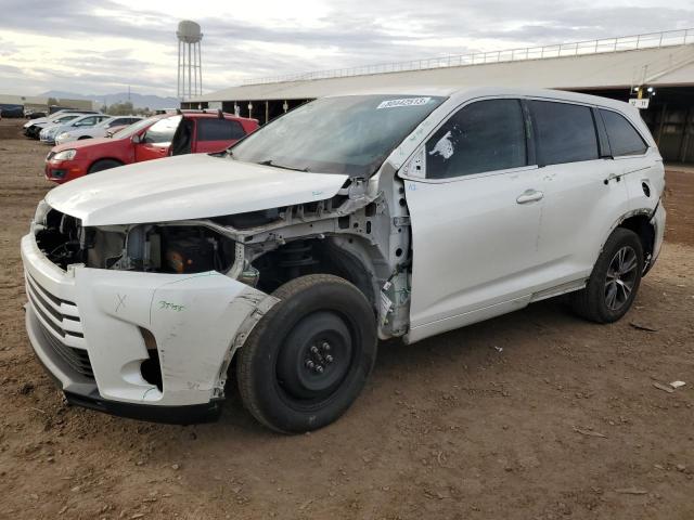 5TDBZRFH8KS721828 - 2019 TOYOTA HIGHLANDER LE WHITE photo 1