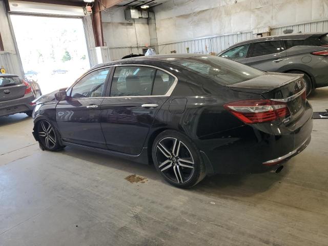 1HGCR2F53GA043058 - 2016 HONDA ACCORD SPORT შავი ფოტო 2