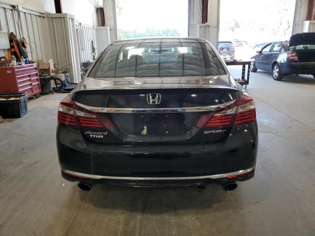 1HGCR2F53GA043058 - 2016 HONDA ACCORD SPORT შავი ფოტო 6