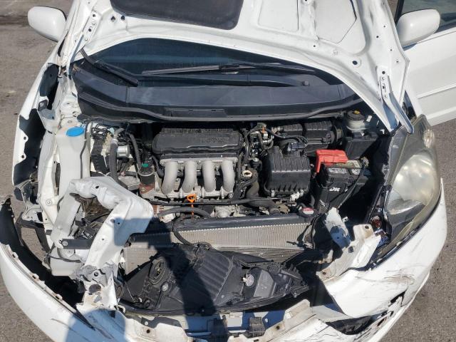 JHMGE8H35CC039164 - 2012 HONDA FIT WHITE photo 11
