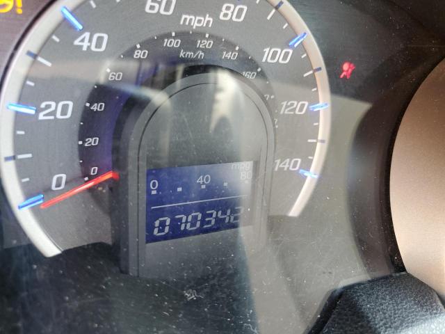 JHMGE8H35CC039164 - 2012 HONDA FIT WHITE photo 9