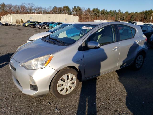 JTDKDTB39D1542686 - 2013 TOYOTA PRIUS C SILVER photo 1