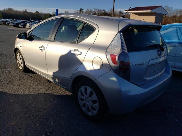 JTDKDTB39D1542686 - 2013 TOYOTA PRIUS C SILVER photo 2