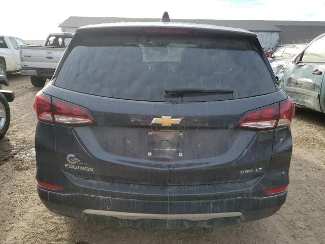 3GNAXUEV4NS238520 - 2022 CHEVROLET EQUINOX LT BLACK photo 6