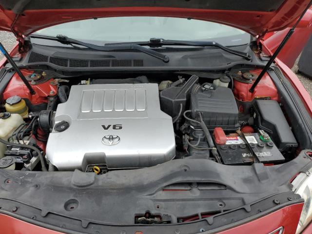 4T1BK46K57U035392 - 2007 TOYOTA CAMRY LE RED photo 11