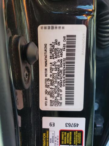 5Y2SL67899Z449152 - 2009 PONTIAC VIBE BLACK photo 12