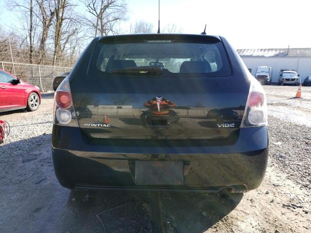 5Y2SL67899Z449152 - 2009 PONTIAC VIBE BLACK photo 6