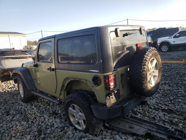 1C4AJWAG0DL590351 - 2013 JEEP WRANGLER SPORT GREEN photo 2
