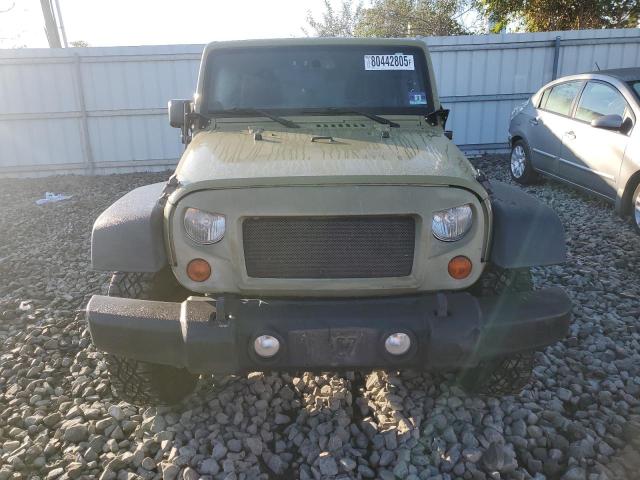 1C4AJWAG0DL590351 - 2013 JEEP WRANGLER SPORT GREEN photo 5