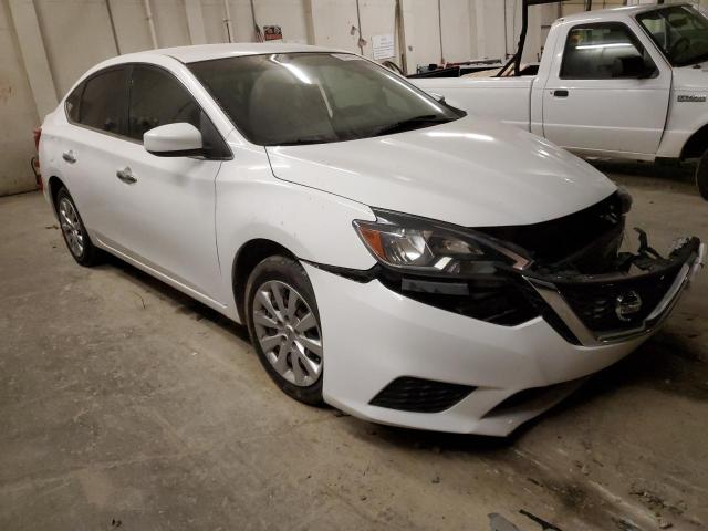 3N1AB7AP8HL639389 - 2017 NISSAN SENTRA S WHITE photo 4