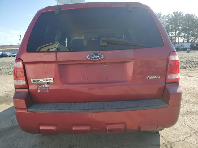 1FMCU93158KC83338 - 2008 FORD ESCAPE XLT RED photo 6