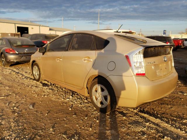 JTDKN3DU5A0029374 - 2010 TOYOTA PRIUS GOLD photo 2