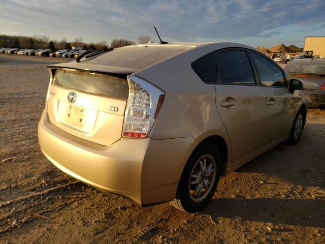 JTDKN3DU5A0029374 - 2010 TOYOTA PRIUS GOLD photo 3