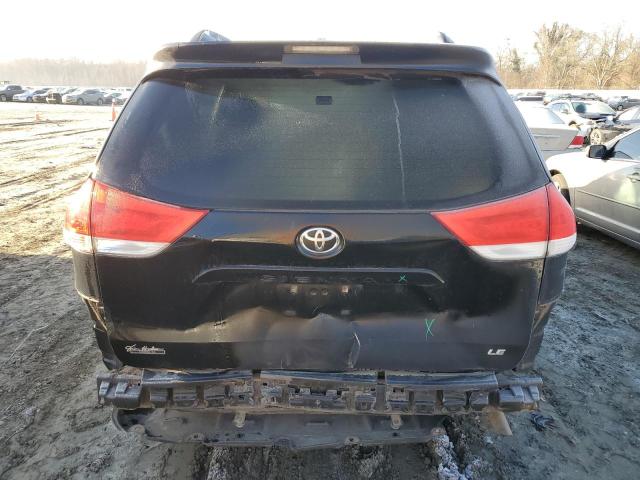 5TDKK3DC1BS058563 - 2011 TOYOTA SIENNA LE BLACK photo 6